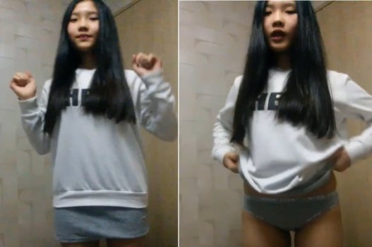 Em gái non nhảy sexy, khoe lọn lồn đẹp
