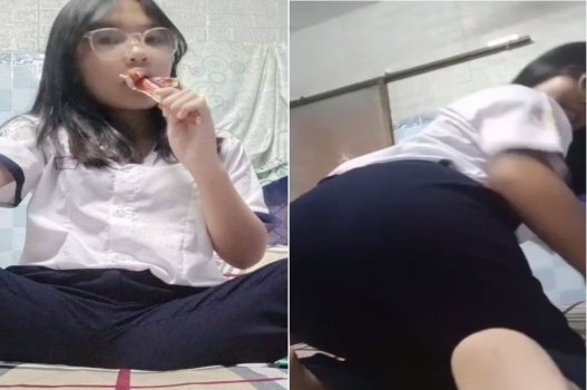 Em nữ sinh đói dục và chờ đợi đến khi cuối cùng thu xếp được thỏa mãn với bạn