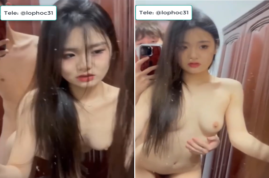 Phim nóng Việt Nam em gái xinh đứng trước gương