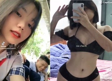 Cô gái trẻ tạo nên vẻ đẹp gợi cảm